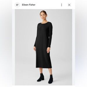 $255 BNWT Eileen Fisher Stretch Jersey  Dress Oversize